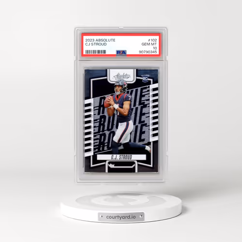 2023 Panini Absolute #102 CJ Stroud (PSA 10 GEM MINT)