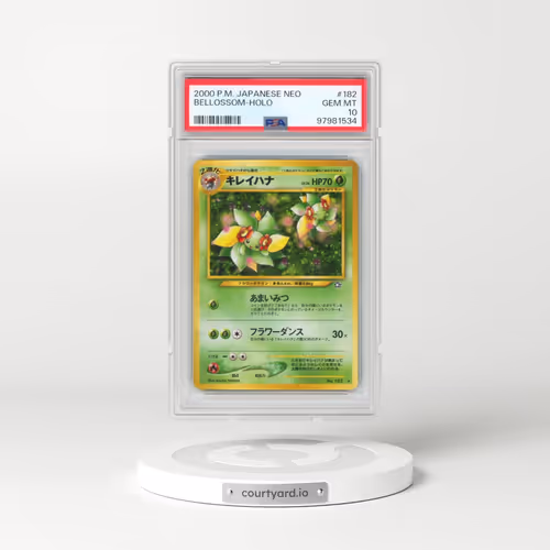 2000 Pokémon Neo #182 Bellossom - Holo (PSA 10 GEM MINT)