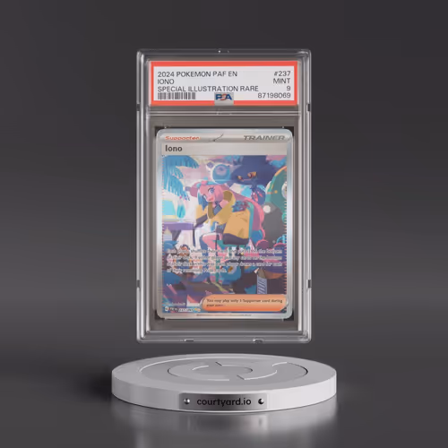 2024 Pokémon Paf EN-Paldean Fates #237 Iono - Special Illustration Rare (PSA 9 MINT)