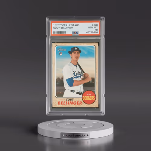 2017 Topps Heritage #678 Cody Bellinger (PSA 10 GEM MINT)