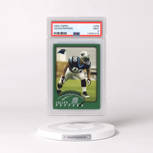 2002 Topps #359 Julius Peppers (PSA 9 MINT)