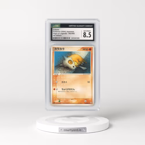 2004 Flight of Legends #062/082 Cubone - 1st Edition (CGC 8.5 NM-MT+)