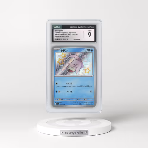 2023 Shiny Treasure ex #219/190 Slowpoke - Shiny Rare Holo (CGC 9 MINT)