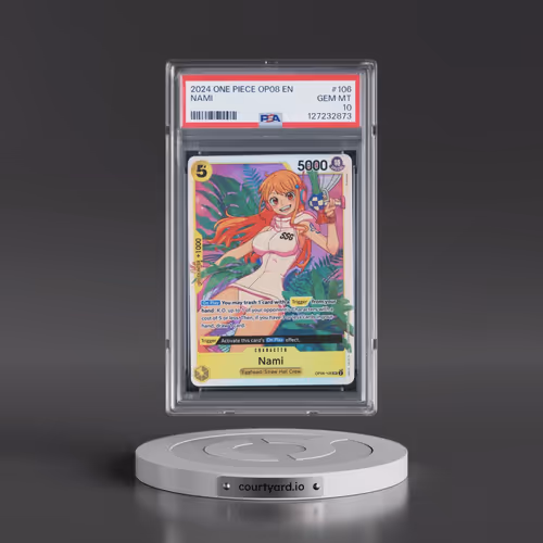 2024 One Piece OP08-Two Legends #106 Nami (PSA 10 GEM MINT)