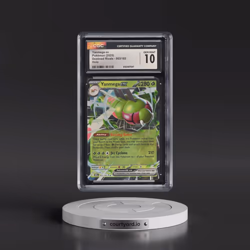 2025 Destined Rivals - DRI EN #003/182 Yanmega ex - Holo (CGC 10 GEM MINT)