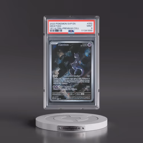 2023 Pokémon Svp EN-SV Black Star Promo #052 Mewtwo - 151 Ultra-Premium Collection (PSA 9 MINT)