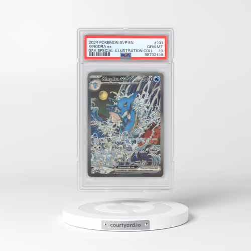 2024 Pokémon Svp EN-SV Black Star Promo #131 Kingdra EX - Holo Shrouded Fable Special Illustration Collection (PSA 10 GEM MINT)