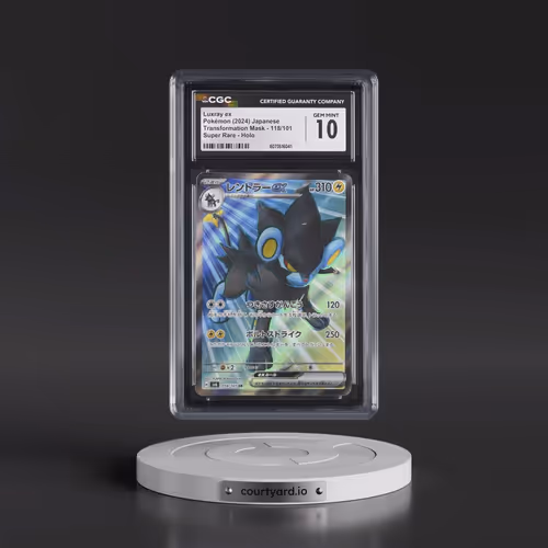 2024 Transformation Mask #118/101 Luxray ex - Super Rare Holo (CGC 10 GEM MINT)