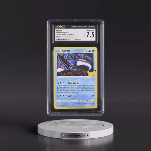 2021 Celebrations #003/025 Kyogre - Holo (CGC 7.5 NM+)