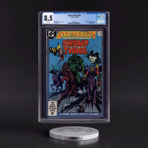 Swamp Thing #50 CGC 8.5 White Pages (DC Comics, 7/86) - Universal