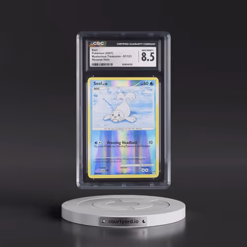 2007 Mysterious Treasures #97/123 Seel - Reverse Holo (CGC 8.5 NM-MT+)