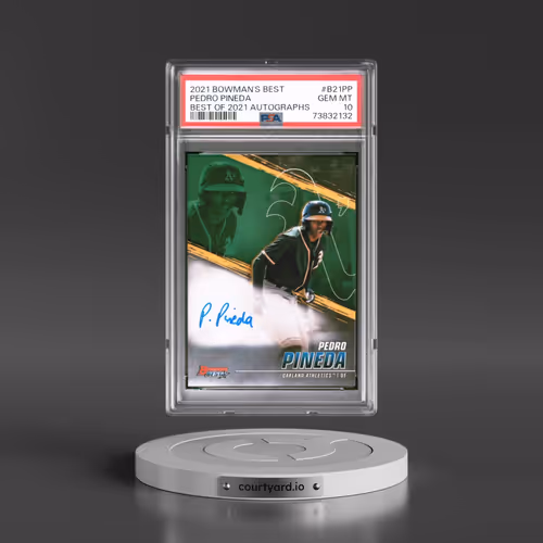 2021 Bowman's Best Best of 2021 Autographs #B21PP Pedro Pineda (PSA 10 GEM MINT)