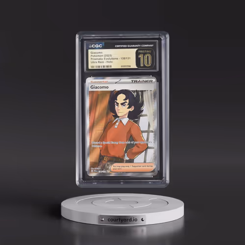 2025 Prismatic Evolutions - PRE EN #138/131 Giacomo - Ultra Rare Holo (CGC 10 PRISTINE)