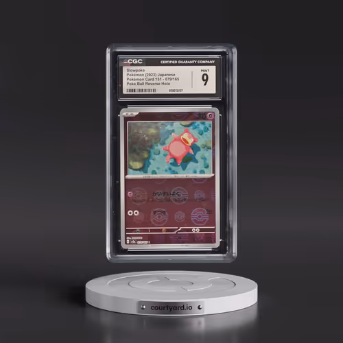 2023 Pokémon Card 151 #079/165 Slowpoke - Reverse Holo Poké Ball (CGC 9 MINT)