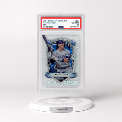 2024 Bowman Sterling Sterling Tek #ST21 Aaron Judge (PSA 10 GEM MINT)