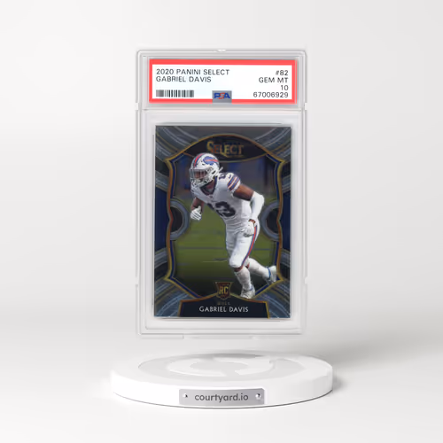 2020 Panini Select #82 Gabriel Davis (PSA 10 GEM MINT)