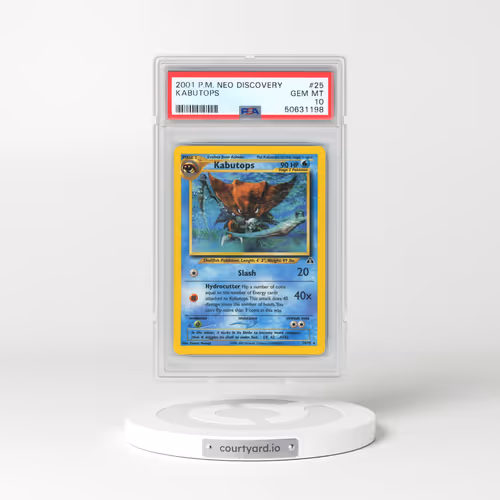 2001 Pokémon Neo Discovery #25 Kabutops (PSA 10 GEM MINT)