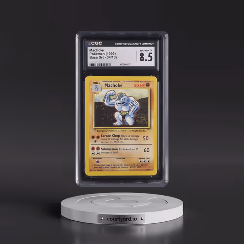 1999 Base Set #34/102 Machoke (CGC 8.5 NM-MT+)