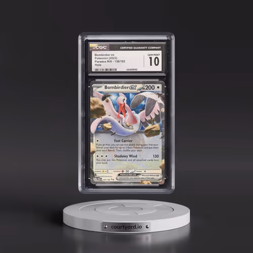 2023 Pokémon Par EN-Paradox Rift #156 Bombirdier EX - Holo (CGC 10 GEM MINT)