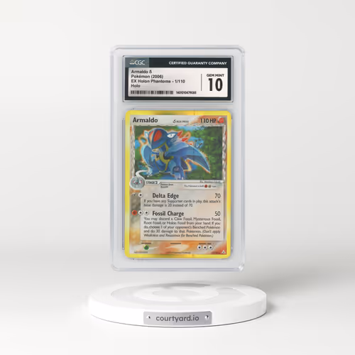 2006 EX Holon Phantoms #1 Armaldo - Holo (CGC 10 GEM MINT)