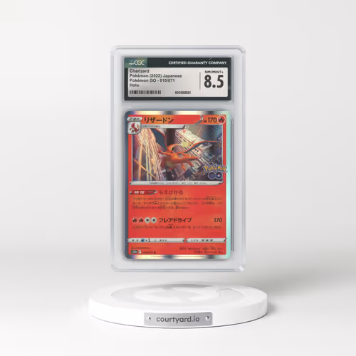 2022 Pokémon GO #010/071 Charizard - Holo (CGC 8.5 NM-MT+)