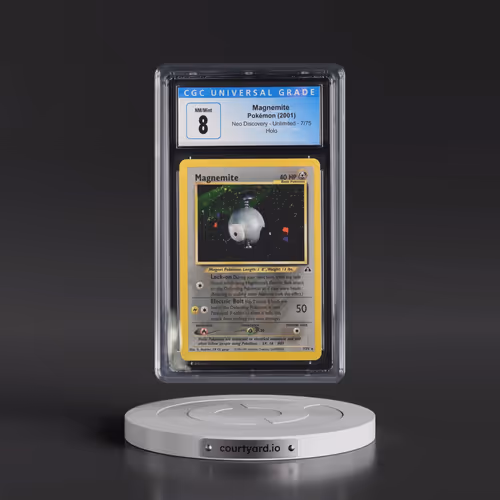 2001 Pokémon Neo Discovery #7 Magnemite - Holo (CGC 8 NM-MT)