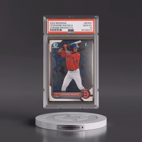 2022 Bowman Chrome Prospects #BCP61 Ceddanne Rafaela (PSA 10 GEM MINT)