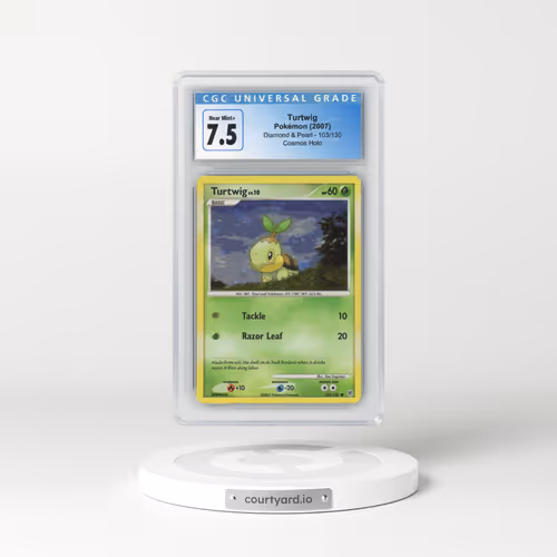 2007 Diamond & Pearl #103/130 Turtwig - Cosmos Holo (CGC 7.5 NM+)