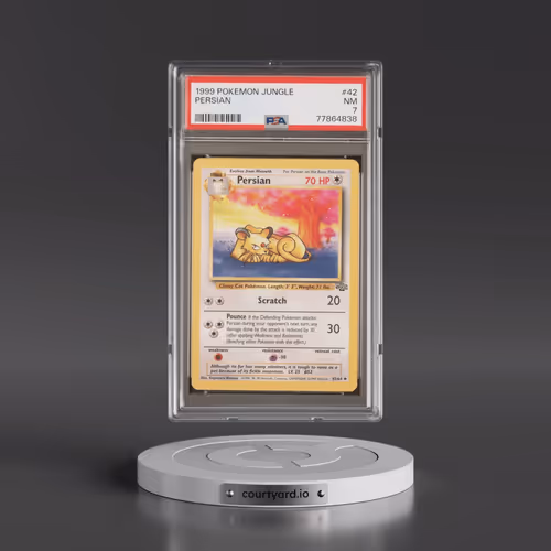 1999 Pokémon Jungle #42 Persian (PSA 7 NM)
