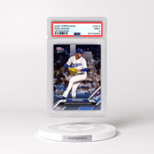 2024 Topps Now Offseason #OS13 Roki Sasaki (PSA 9 MINT)