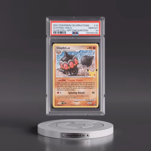2021 Pokémon Celebrations Classic Collection #15 Claydol - Holo (PSA 10 GEM MINT)