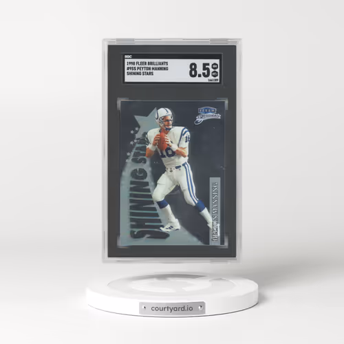 1998 Fleer Brilliants #9SS Peyton Manning - Shining Stars (SGC 8.5 NM-MT+)