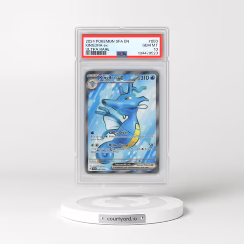 2024 Pokémon Sfa EN-Shrouded Fable #080 Kingdra EX - Holo Ultra Rare (PSA 10 GEM MINT)