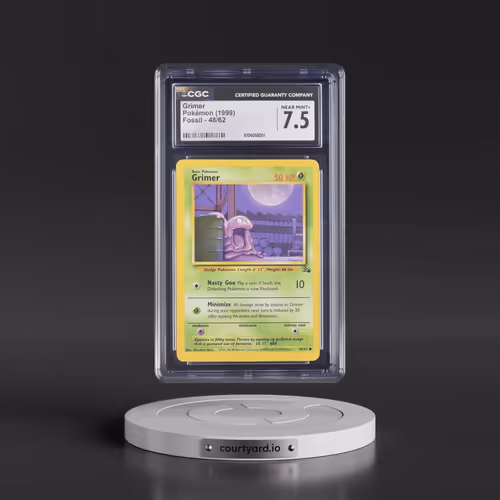 1999 Fossil #48/62 Grimer (CGC 7.5 NM+)