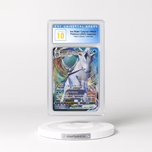 2021 VMAX Climax #044/184 Ice Rider Calyrex VMAX - Holo (CGC 10 PRISTINE)
