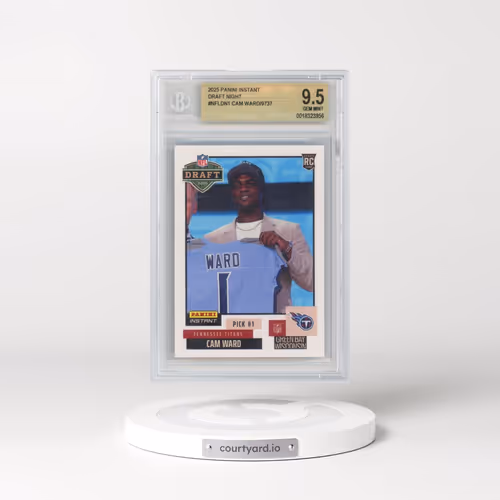 2025 Panini Instant NFL Draft Night #NFLDN1 Cam Ward (BGS 9.5 GEM MINT)