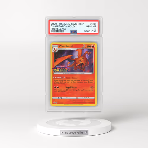 2020 Pokémon Swsh Black Star Promo #066 Charizard - Holo Prerelease (PSA 10 GEM MINT)