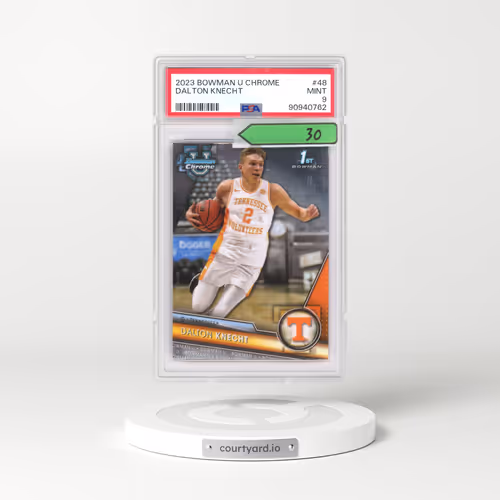 2023 Bowman University Chrome #48 Dalton Knecht (PSA 9 MINT)
