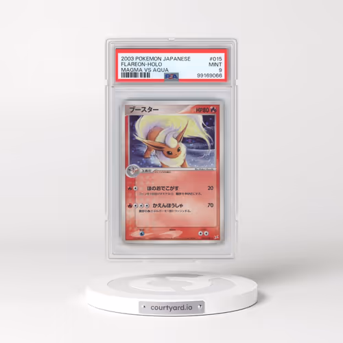 2003 Pokémon Magma VS Aqua #015 Flareon - Holo (PSA 9 MINT)
