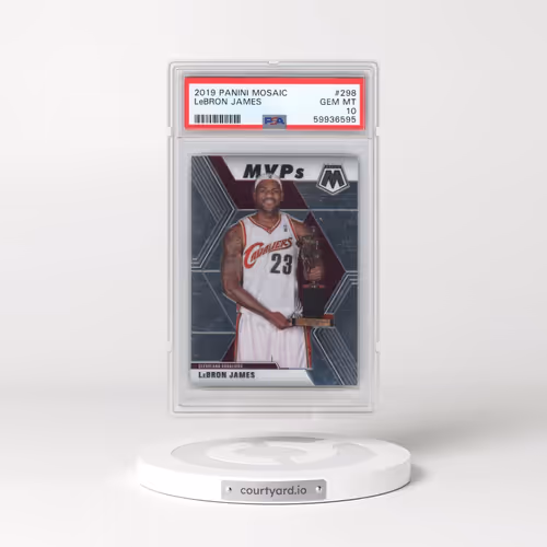2019 Panini Mosaic #298 LeBron James (PSA 10 GEM MINT)