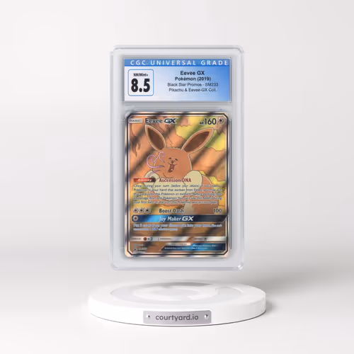 2016 Black Star Promos - Sun & Moon #SM233 Eevee GX - Pikachu & Eevee GX Collection (Holo) (CGC
