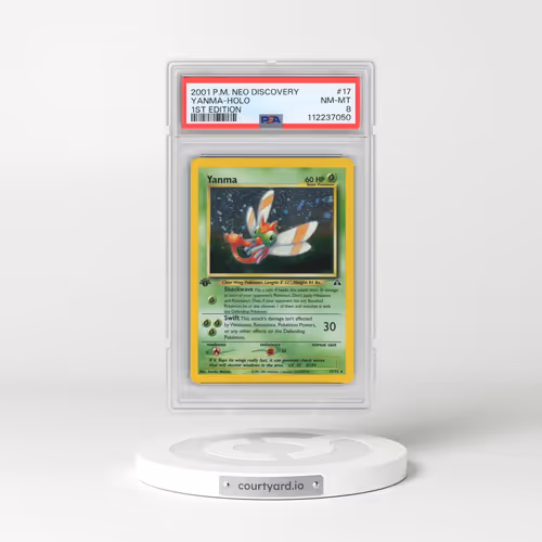 2001 Pokémon Neo Discovery #17 Yanma - 1st Edition Holo (PSA 8 NM-MT)