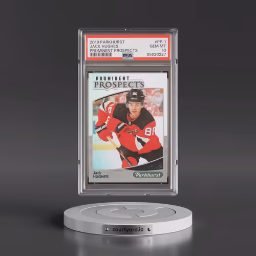 2019 Parkhurst Prominent Prospects #PP-1 Jack Hughes (PSA 10 GEM MINT)