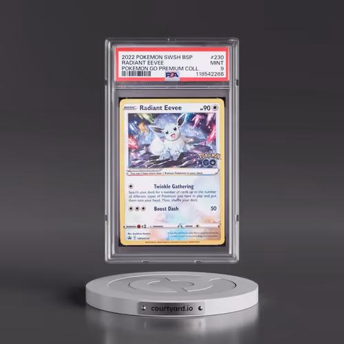 2022 Pokémon Swsh Black Star Promo #230 Radiant Eevee - Holo Pokemon Go Premium Collection Radiant E