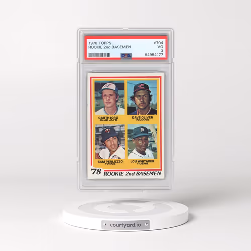 1978 Topps #704 Rookie 2nd Basemen (PSA 3 VG)