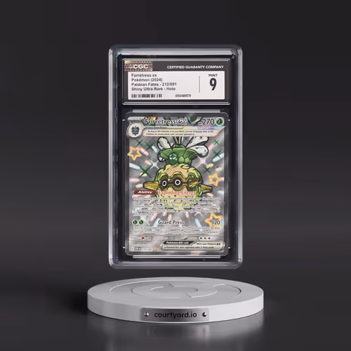 2024 Paldean Fates - PAF EN #212/091 Forretress ex - Shiny Ultra Rare Holo (CGC 9 MINT)