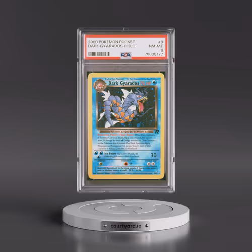 2000 Pokémon Rocket #8 Dark Gyarados - Holo (PSA 8 NM-MT)