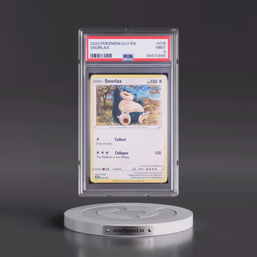 2023 Pokémon CLV-Trading Card Game Classic Venusaur & Lugia EX Deck #016 Snorlax (PSA 9 MINT)