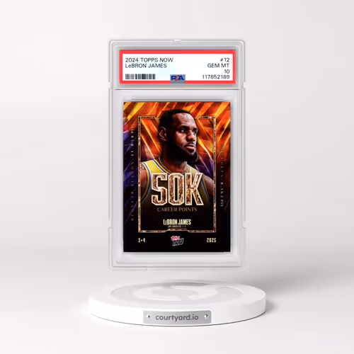 2024 Topps Now #12 LeBron James (PSA 10 GEM MINT)