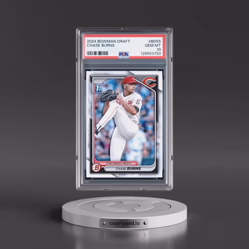 2024 Bowman Draft #BD55 Chase Burns (PSA 10 GEM MINT)